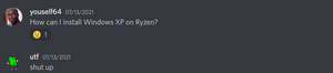 This is what happens when try to contact utf user to ask questions or something.